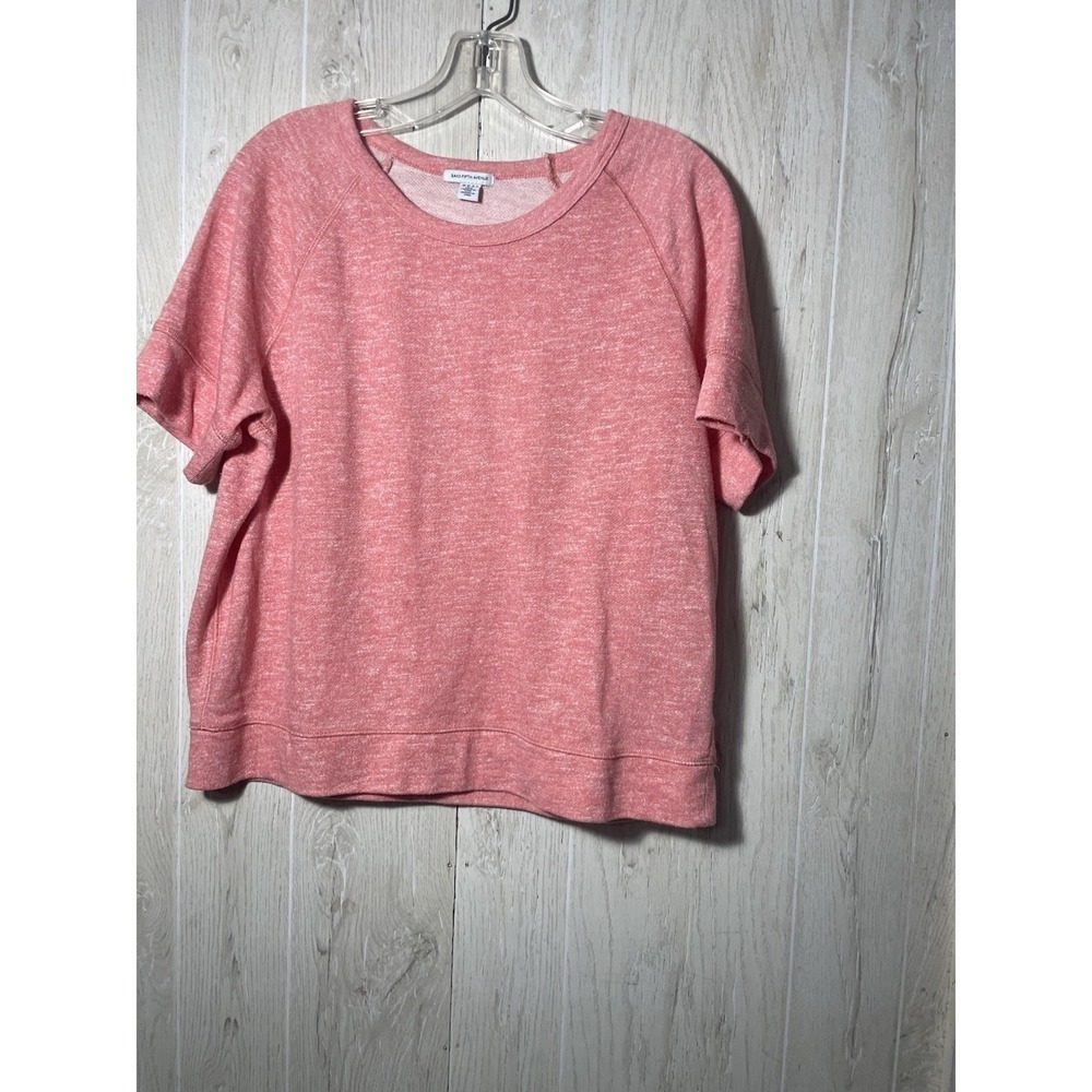Black Saks Fifth Avenue‎ Women Pink Active T-Shirt L